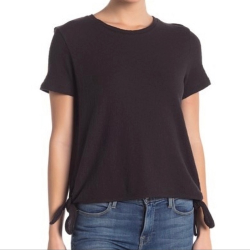 MadeWell Side Tie Texture and Thread Top